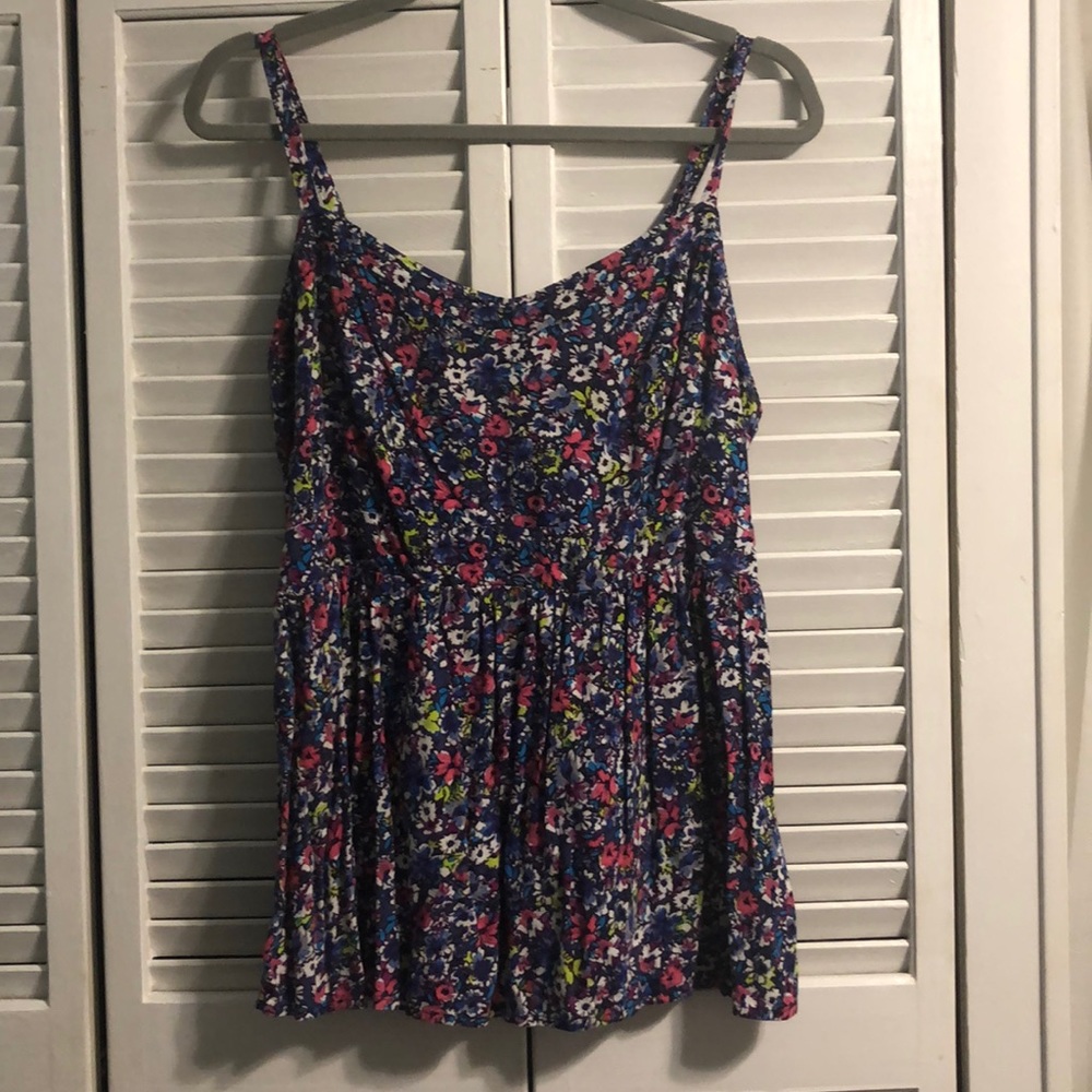 Torrid Flowery Spaghetti Strap Top